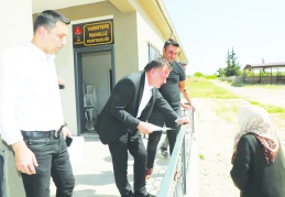 Hayata geçirilecek projeleri yerinde inceledi