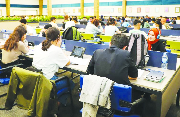 6 kütüphane sınav tarihine kadar 7 gün 24 saat kesintisiz hizmet sunacak