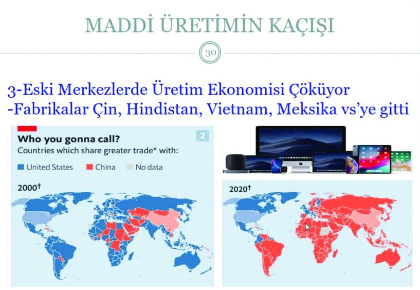 Bilgi ekonomisini “Üretimin bilgi ile organize edilmesidir”