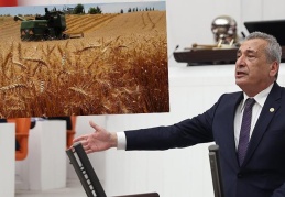 6 kilogram buğday 1 litre mazot ediyor