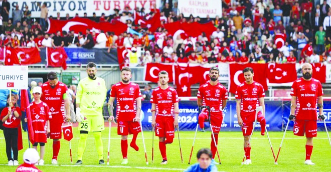 Türkiye Ampute Milli Futbol Takımı Avrupa şampiyonu oldu