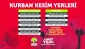 Hayvan kesim yerleri belirlendi