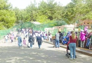 Doğal Yaşam Parkı bayramda doldu, taştı