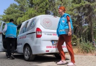 Sağlık ekipleri, evde sağlık hizmeti veriyor