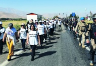 'İradeye Saygı Yürüyüşü' beşinci gününde devam ediyor