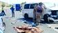 Nurdağı’nda lastiği patlayan minibüs, bariyerlere çarpıp takla attı: 1 ölü, 8 yaralı