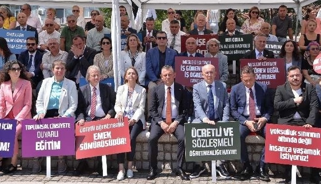 CHP, laik eğitimi hedef alarak hazırlanan Maarif Modeli’ne karşı 24 saatlik Eğitim Maratonu başlattı