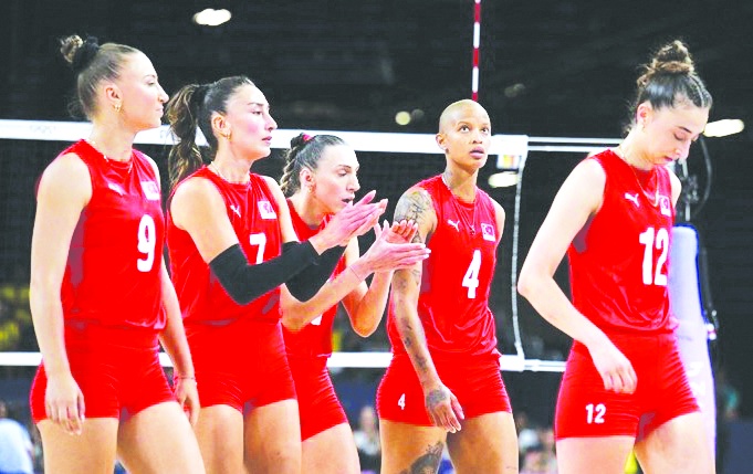 A Milli Kadın Voleybol Takımı, Brezilya’ya 3-1 yenilip Olimpiyat 4.sü oldu