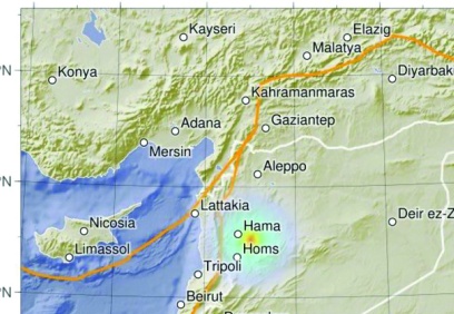 Suriye'nin Hama kentindeki deprem Antep, Urfa, Kilis, Adıyaman ve Hatay'da da hissedildi