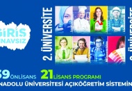 Anadolu Üniversitesinin sınavsız İkinci Üniversite kayıtları devam ediyor