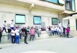 Akcanlar Tekstil işçileri bugün iş bıraktı