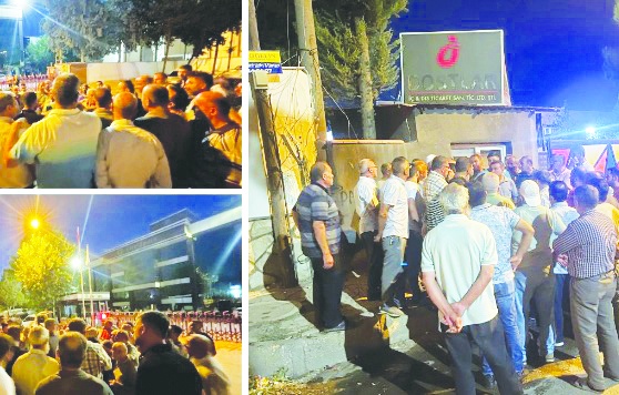 Gür İplik’te işten çıkarılmak istenen işçilerden tazminat eylemi