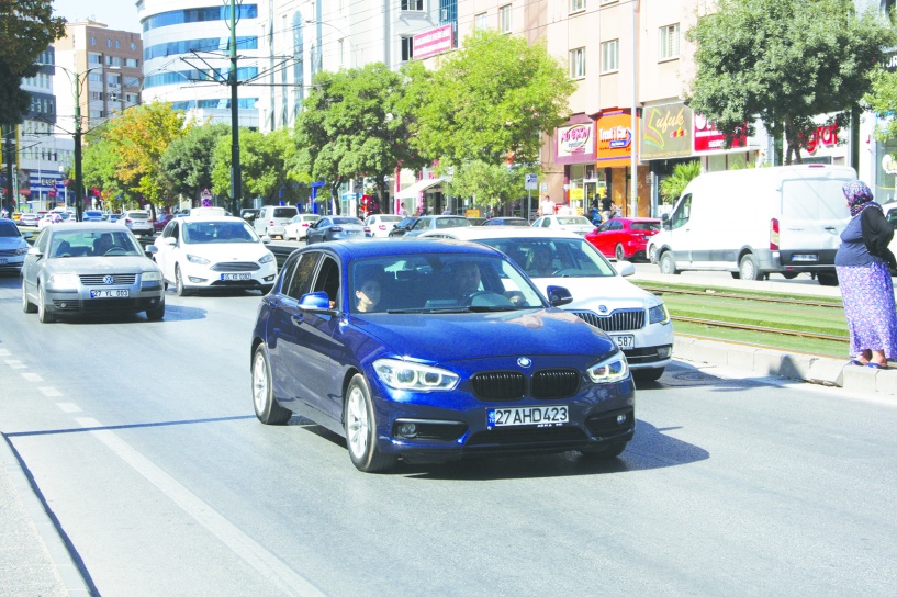Antep trafiğinde araç sayısı 700 bini geçti
