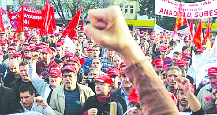 Ekonomik kriz işçi eylemlerini tırmandırıyor
