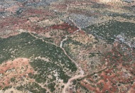 Arazi yolları açma çalışması sürüyor