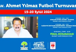 Eski başkan Ahmet Yılmaz anısına futbol turnuvası düzenleniyor