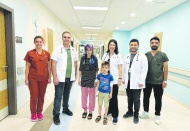 Kalbinde delik olan çocuklara ameliyatsız yöntem uygulanıyor