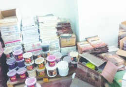 Zabıta ekipleri 5 ton bozulmuş pasta malzemesini imha etti