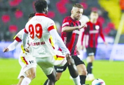 Gaziantep FK, 77 ve 82. Dakikadaki gollerle galip geldi