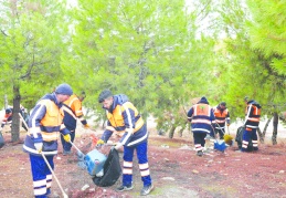 KÜSGET Sanayi Sitesi yolu üzerindeki ormanlık alan ilk kez temizlendi