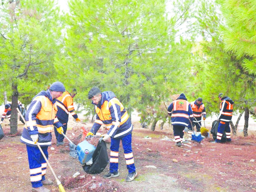 KÜSGET Sanayi Sitesi yolu üzerindeki ormanlık alan ilk kez temizlendi