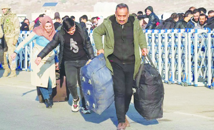 10 milyon Suriyeli’den 7 bin 621’i dönmüş