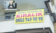 Kiralık dairelerin yüzüne bakan yok