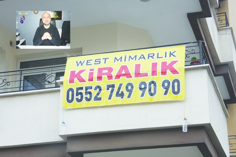 Kiralık dairelerin yüzüne bakan yok