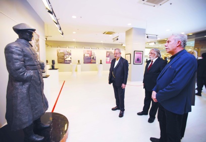 Selçuk Yazıcı’nın heykel sergisi açıldı