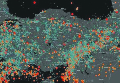 6 Şubat 2023'ten bu yana 107 bin deprem meydana geldi