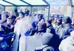 İşçilere polis müdahalesi
