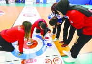 Üniversiteler Arası Floor Curling Türkiye Şampiyonası yapılıyor