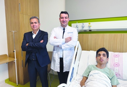 Karnından 3 kiloluk kitle çıkarıldı