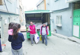 Şehitkamil’de yardım seferberliği sürüyor