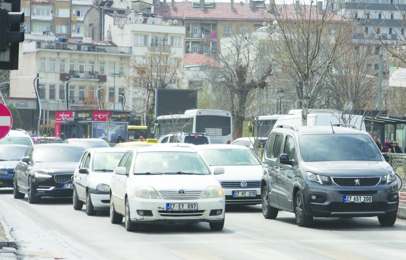 Antep’te araç sayısı 730 bini aştı