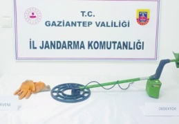 Antep'te 'kaçak kazı’ yapan 3 kişi yakalandı