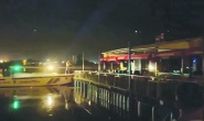 Fırat üzerindeki duba restoran akıntıya kapıldı