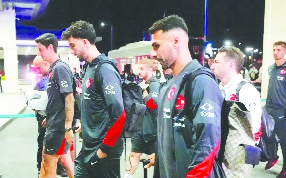 A Milli Futbol Takımı'nın ABD yolculuğu başladı
