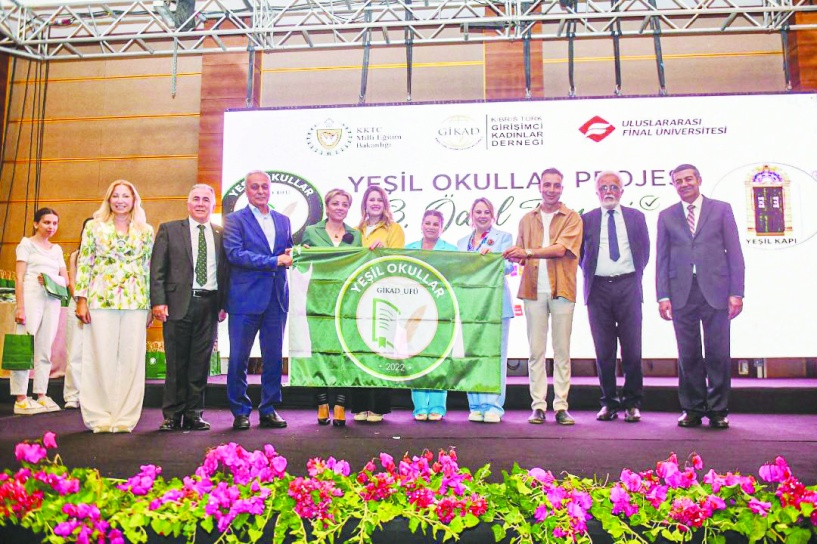 2 okul yeşil bayrak ödülü kazandı