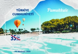 PTT “Pamukkale” konulu anma pulu ve ilk gün zarfı çıkardı