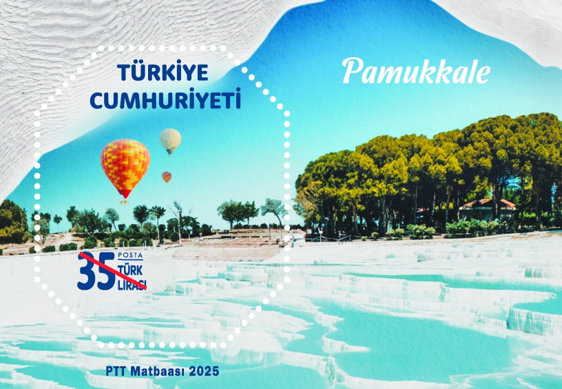 PTT “Pamukkale” konulu anma pulu ve ilk gün zarfı çıkardı