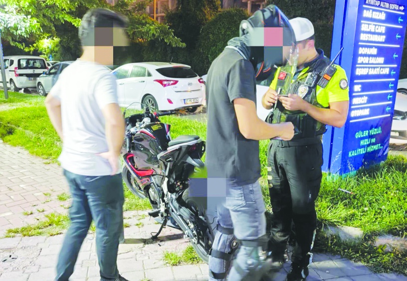 1105 motosiklet ve araç sürücüsüne  5 milyon 178 bin 187 TL ceza