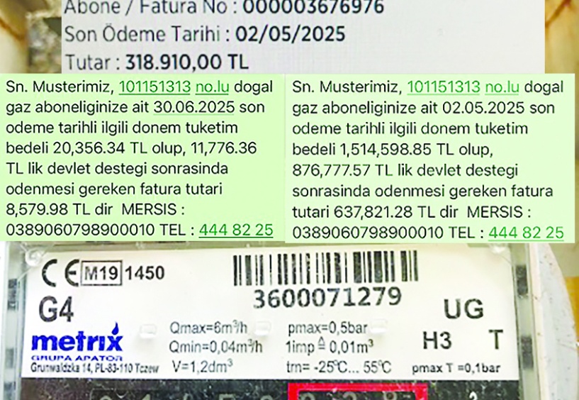 GAZDAŞ ipin ucunu iyice kaçırdı herkese yanlış fatura gidiyor
