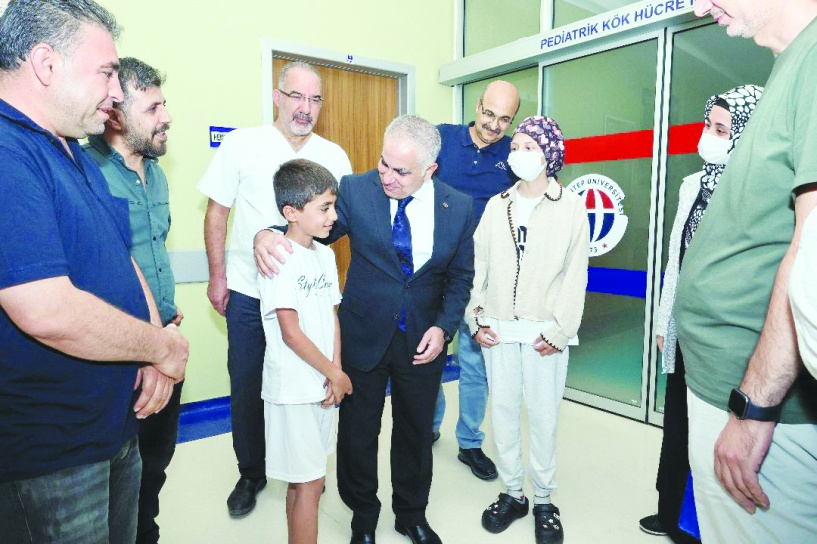 15 yaşındaki hastaya kardeşinden ilik nakli yapıldı