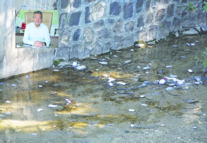 Dereler ve sulama kanallarımız bu şehrin zenginliğidir, çöp atılmamalı