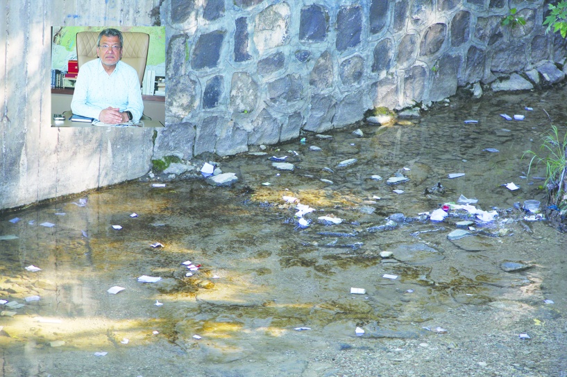 Dereler ve sulama kanallarımız bu şehrin zenginliğidir, çöp atılmamalı