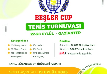 Amatör tenis severler kortlarda buluşuyor