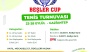 Amatör tenis severler kortlarda buluşuyor