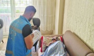 Hastalar evde ziyaret edilerek hizmet veriliyor