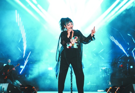 Fatma Turgut sahne aldı